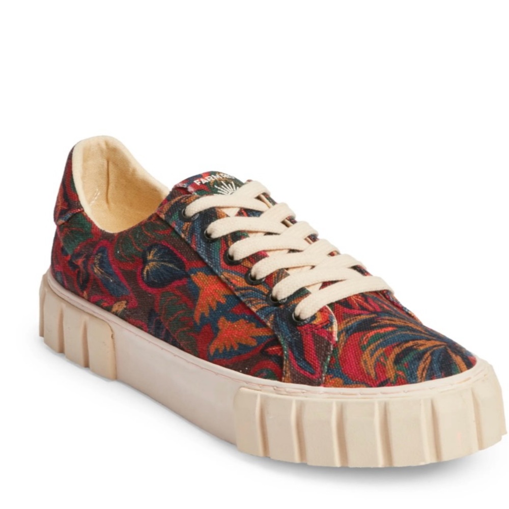 FARM Rio Platform Canvas Sneakers